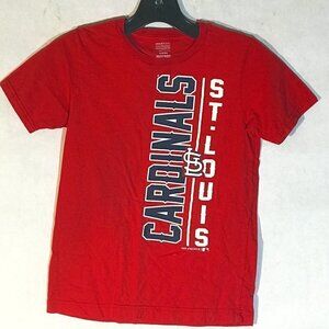 MLB St Louis Cardinals Red Boys Youth Baseball Tee Short Sleeve T Shirt